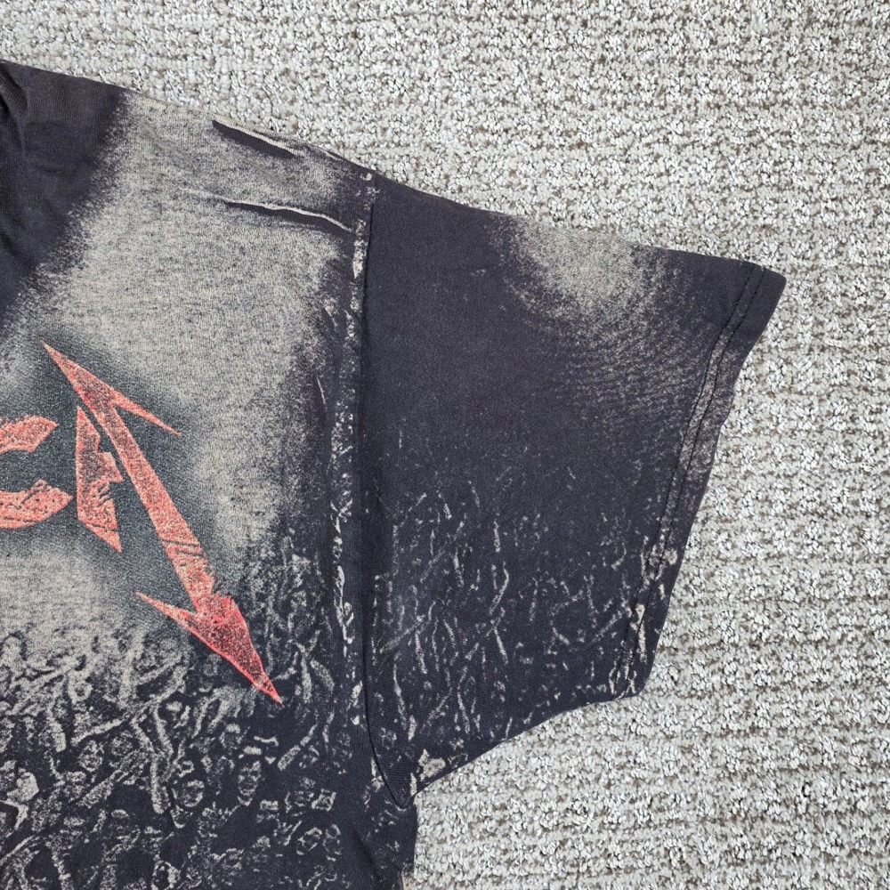 Metallica 2011‎ Stage Right All Over Print T Shirt Mens XL Band Concert Rock AOP - Picture 4 of 11